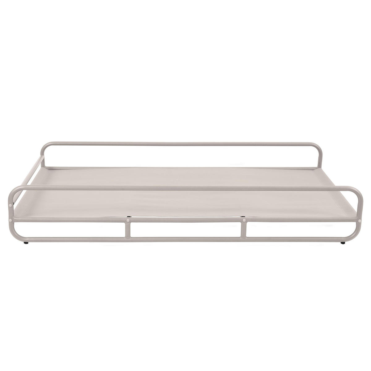 GESTELL für Chaiselongue, beige - Beige, Metall (94/30/171cm) - Oviala