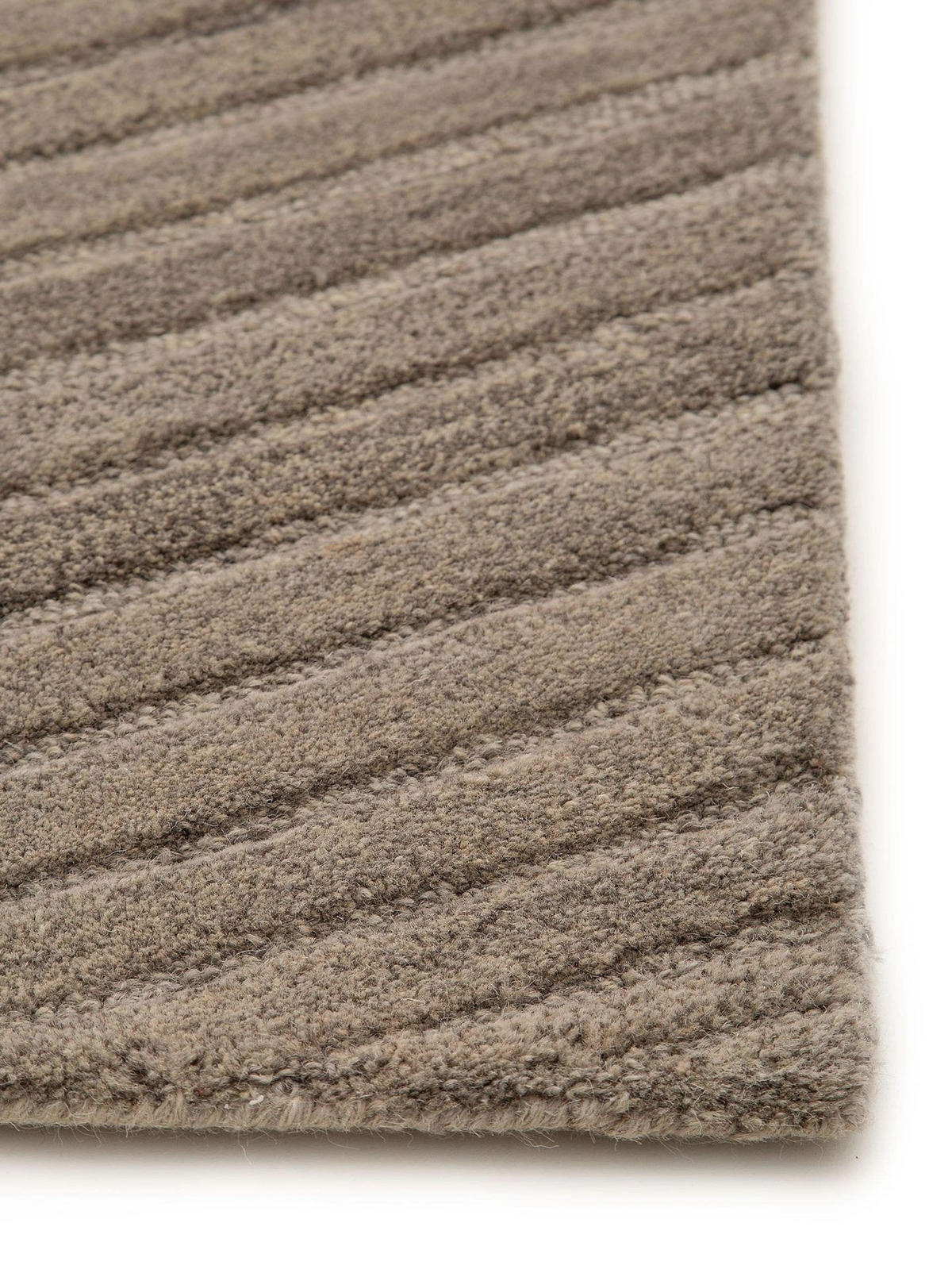 WOLLTEPPICH Yanis Beige/Hellbraun 160x230 cm - Beige/Braun, Textil (160/1cm) - KUNSTLOFT