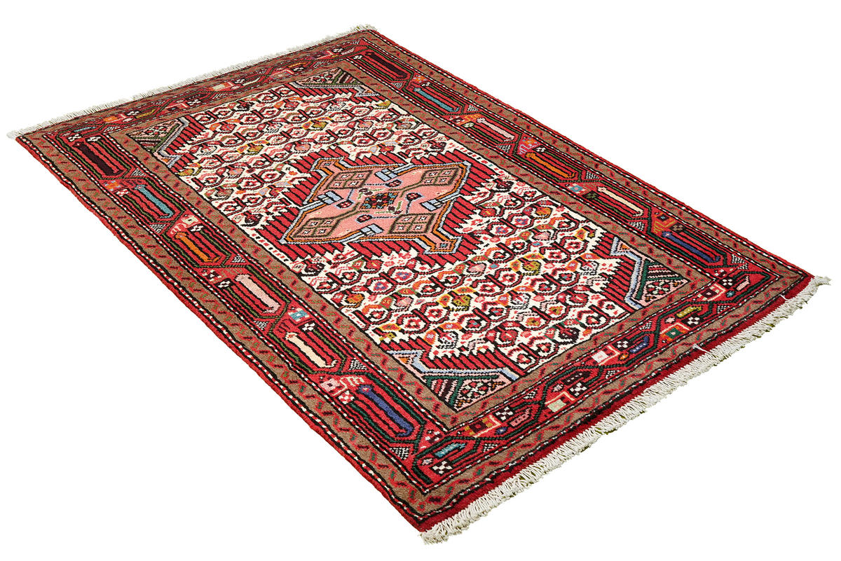 TEPPICH Assadabad Mehrfarbig 116/80 cm Schurwolle - Multicolor, Textil (80/116cm) - Looma