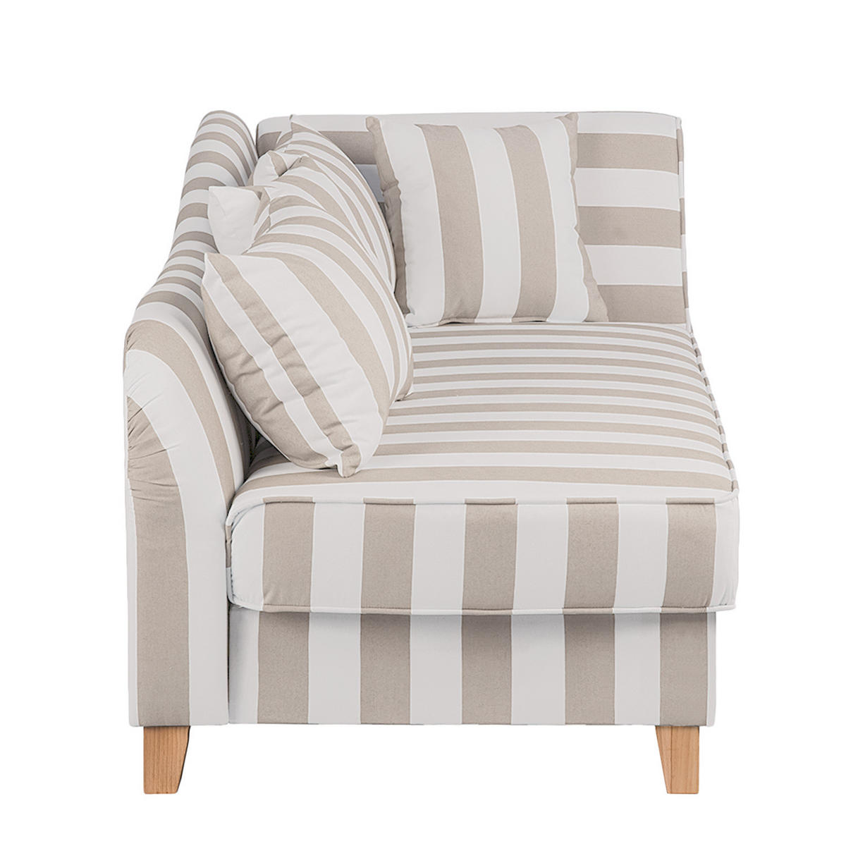 RECAMIERE - Webstoff - Beige, Textil (193/82/91cm) - home24