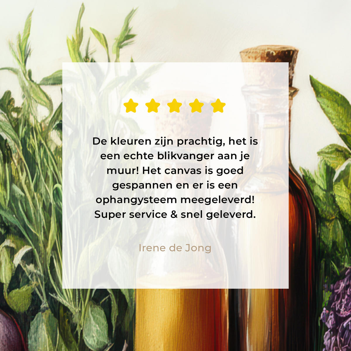 LEINWANDBILD Stilleben - Kräuter - Gewürze - Früchte - Farbenfroh Deko Wohnzimmer 20x30 cm - Grün, Textil (20/30cm) - MuchoWow