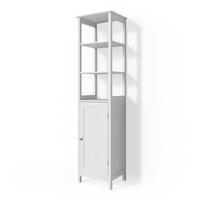 BADSCHRANK Bianco Weiß 40 x 160 cm - Weiß, Holzwerkstoff (40/160/32cm) - Vicco