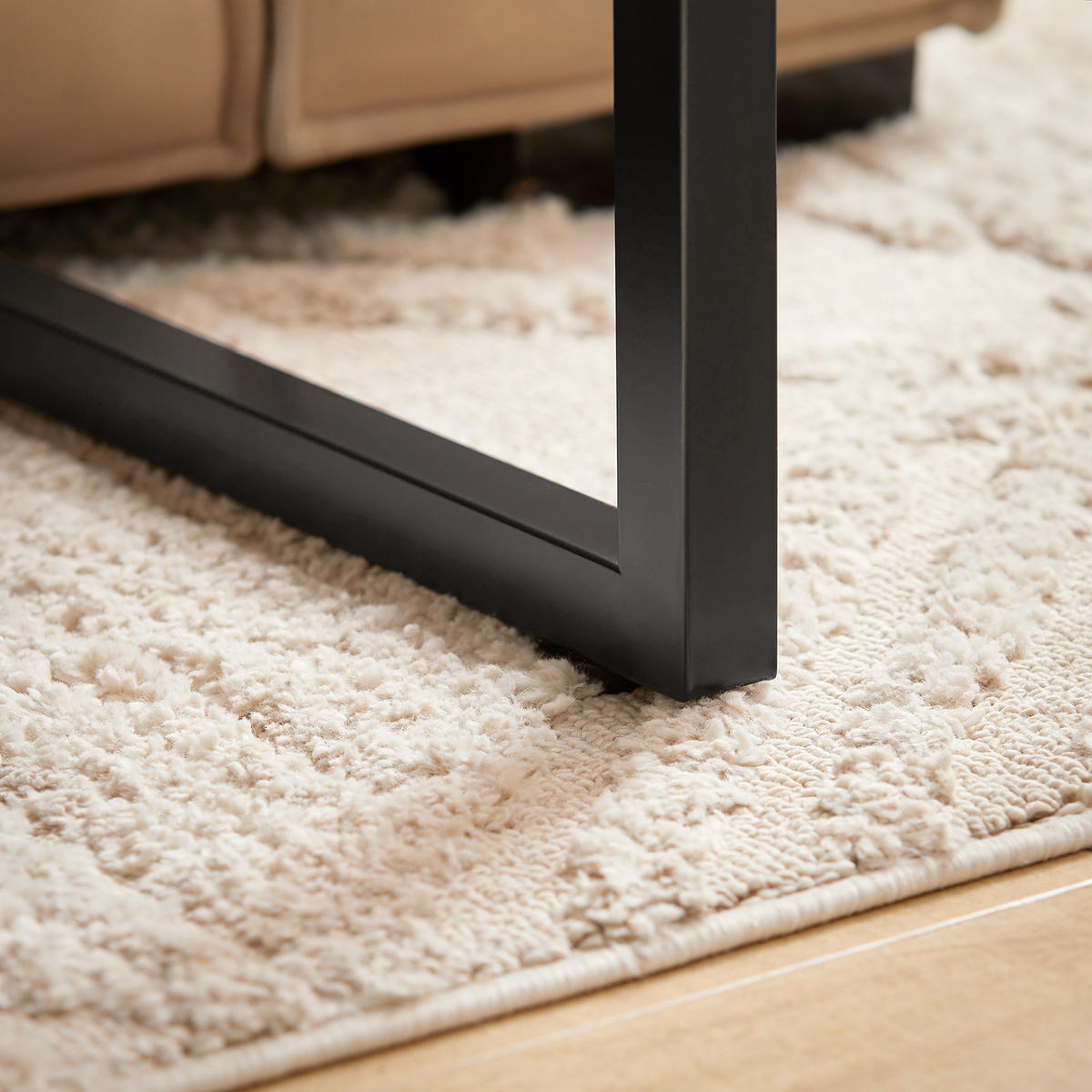 BEISTELLTISCH Natur - Naturfarben, Holzwerkstoff/Metall (40/30/60cm) - SoBuy