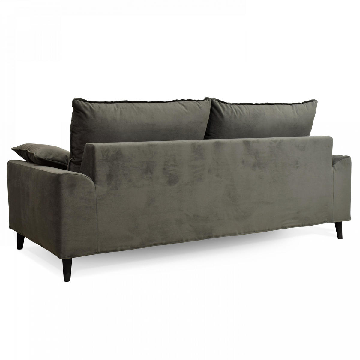 3-SITZER-SCHLAFSOFA, Stoff, Grün - Grün, Textil (97/88/205cm) - Oviala