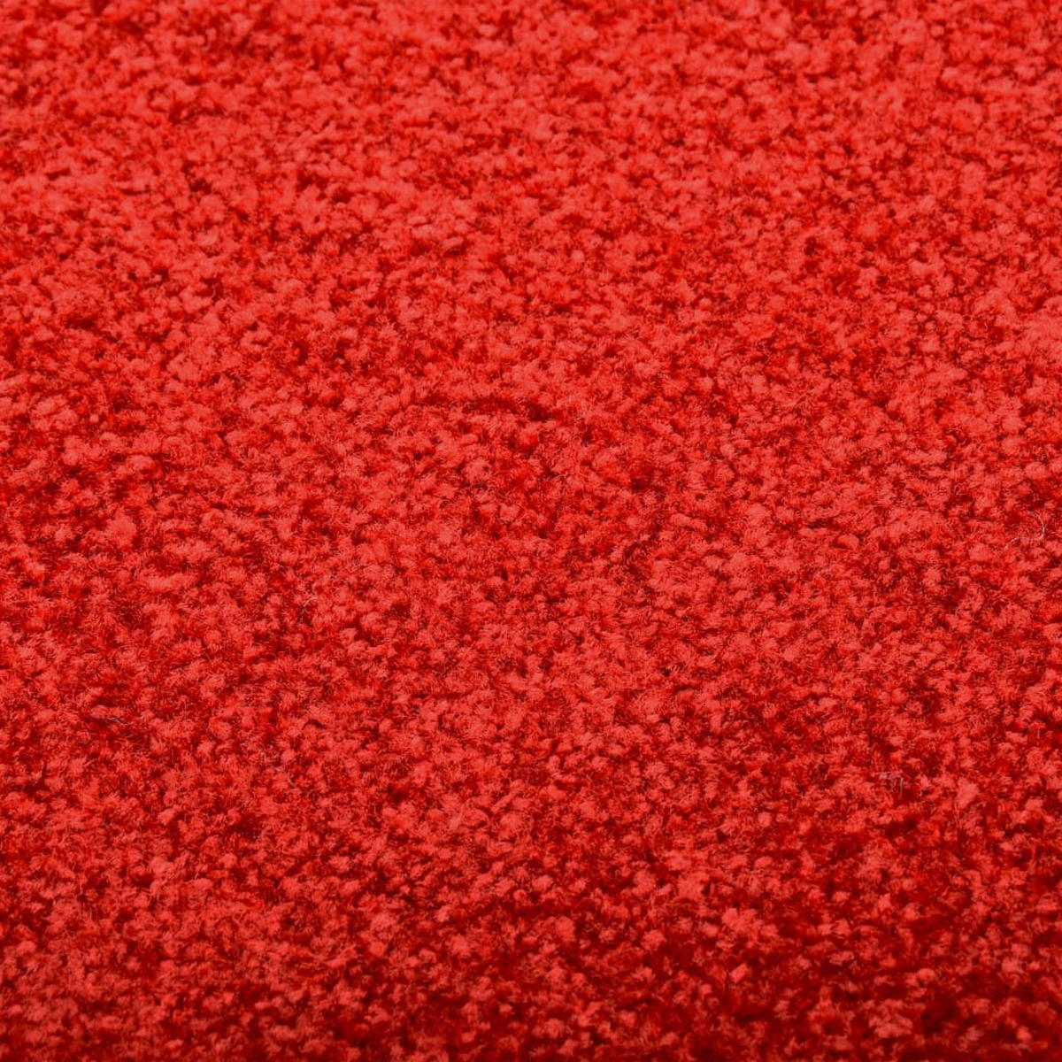 FUSSMATTE Waschbar Rot 60/180 Cm - Rot, Textil (60/180cm) - vidaXL