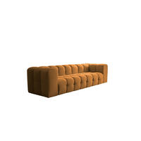 SOFA 4-sitzer Solvie In Moly - Orange, Holzwerkstoff/Textil (250/75/106cm) - Fun Möbel