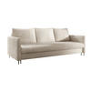 SCHLAFSOFA Belis Boucle in Beige - Beige, Holzwerkstoff/Textil (216/95/91cm) - Bettso