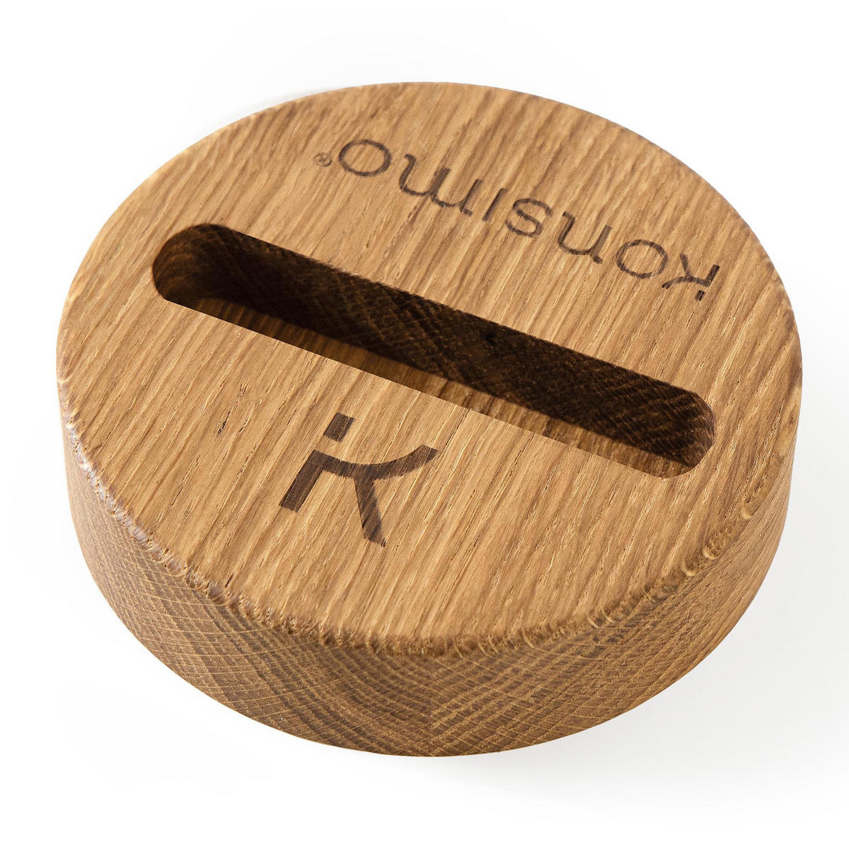 HANDYSTÄNDER Celia - Eichefarben, Holz (10/3/10cm) - KONSIMO®