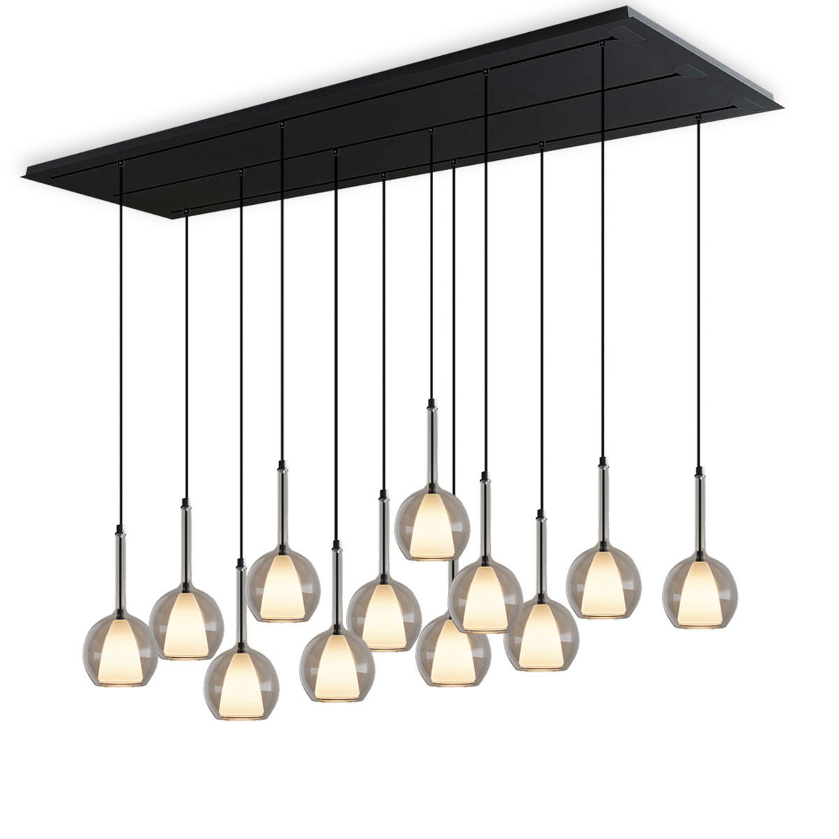 HÄNGELEUCHTE Belluna Klar Ø 14cm - Klar, Glas (14/14/35cm) - s.luce