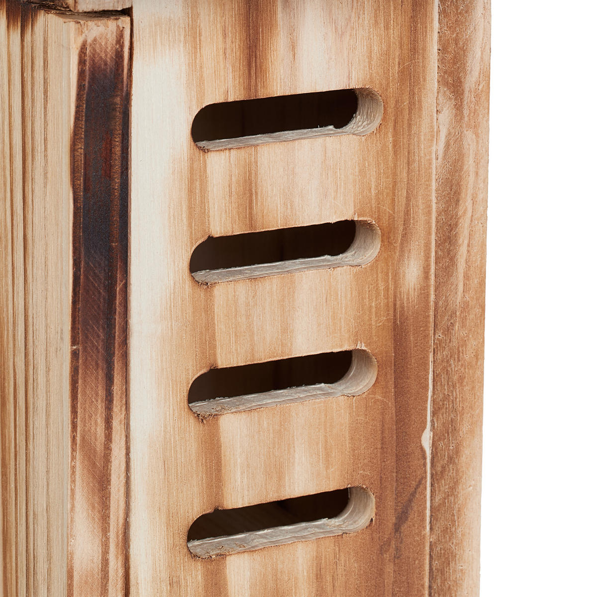 MARIENKÄFERHAUS - Hellbraun, Holz (18/23/10cm) - Relaxdays