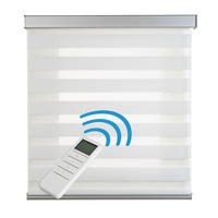 DOPPELROLLO Motorisiertes Weiß 160x250 cm - Weiß, Kunststoff (160/250cm) - STORESDECO