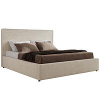 POLSTERBETT CORIVO CLASSIC 180/200 - Creme Strukture - Schaum-Matratze - Creme, Textil (180/200cm) - MKS