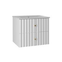 WASCHTISCH 60cm Izae Weiß - Weiß, Holzwerkstoff (60/50/45.8cm) - Petits-meubles