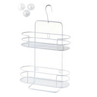 BADREGAL Carl Weiß 25/9.5/33 cm Metall - Weiß, Metall (9.5/33/25cm) - Mondex