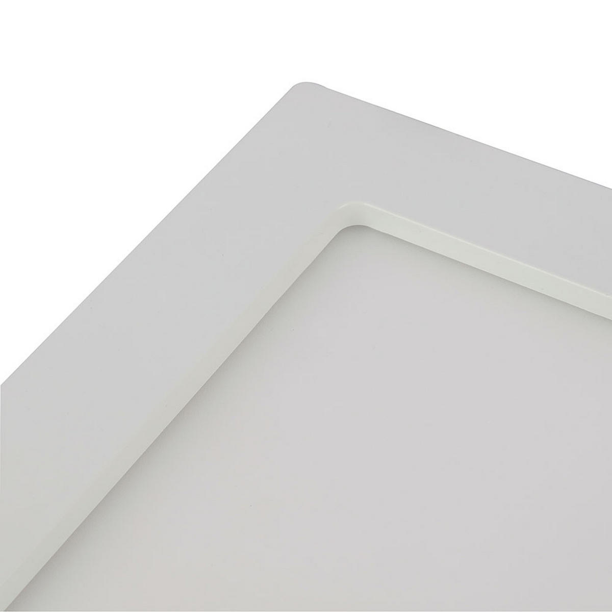 LED DECKENLEUCHTE Kunststoff Weiß - Weiß, Kunststoff (22.7/22.7/3.5cm)