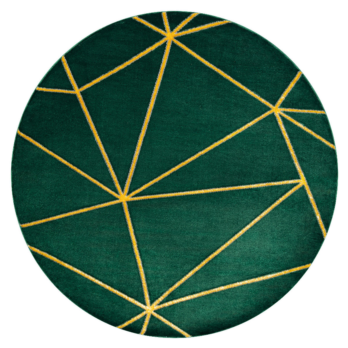 TEPPICH Emerald 160 cm - Pastellgrün, Textil (160/160cm) - rugsX