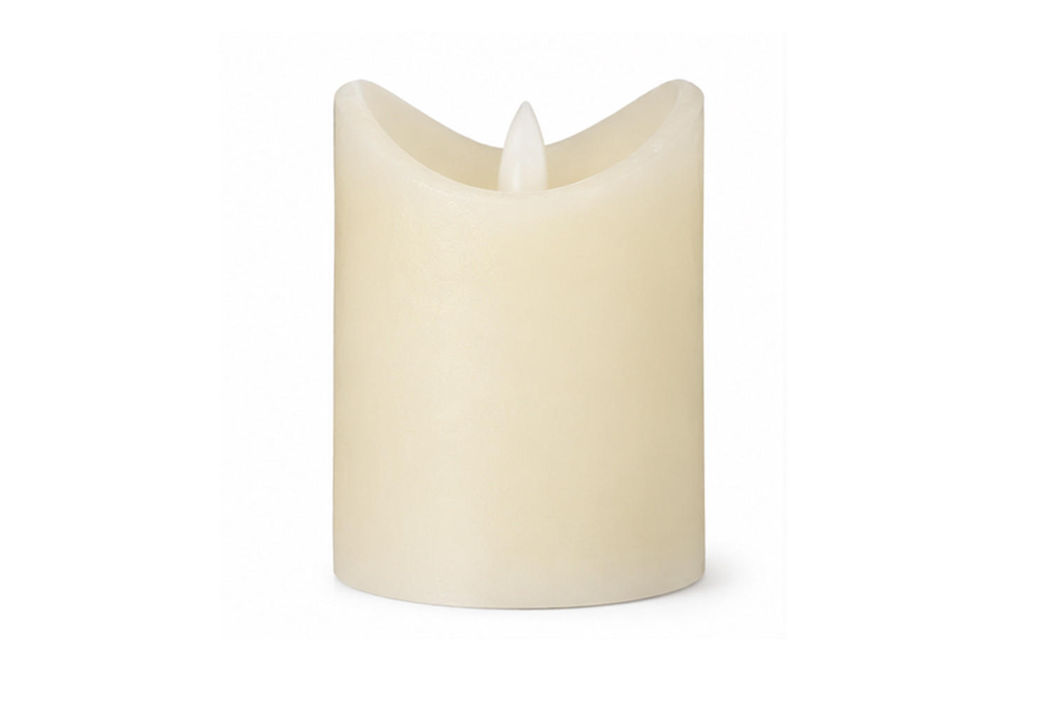 LED-KERZE Ø7,5x10 cm, Creme - Creme, Naturmaterialien (7.5/7.5/10cm) - dasmöbelwerk