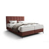BOXBETT INAO 140x200 mit Matratze H3, Bonell und Topper ARAGON 59 - Rot, Textil (140/200cm) - Bedante