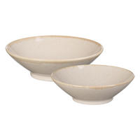 SERVIERSCHALEN-SET Sahara Creme 2er Set - Creme, Keramik (1/1/1cm) - Ritzenhoff Breker
