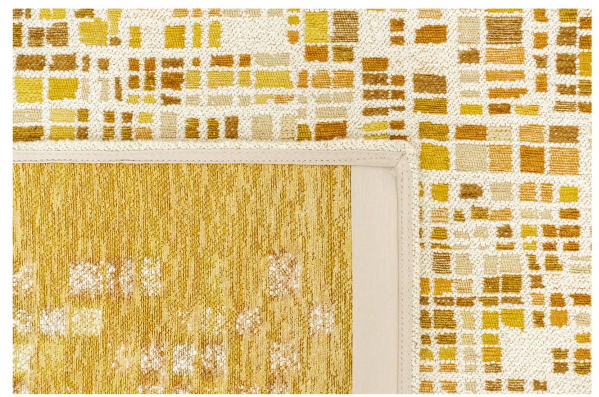 TEPPICH modern Flachgewebe BOXY Gelb 240 x 340 cm - Gelb, Textil (240/340cm) - Novatrend