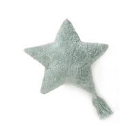 KISSEN Stars Mint 45x45 cm - Mintgrün, Textil (45/45cm) - Lytte