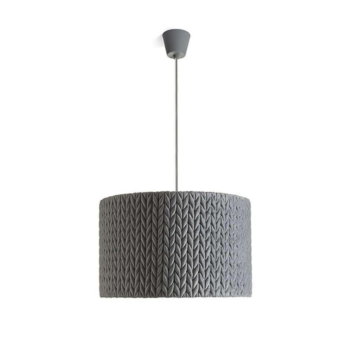 PENDELLEUCHTE AINO 40 grau Chrom 15 W - Grau, Metall (40/40/26cm)