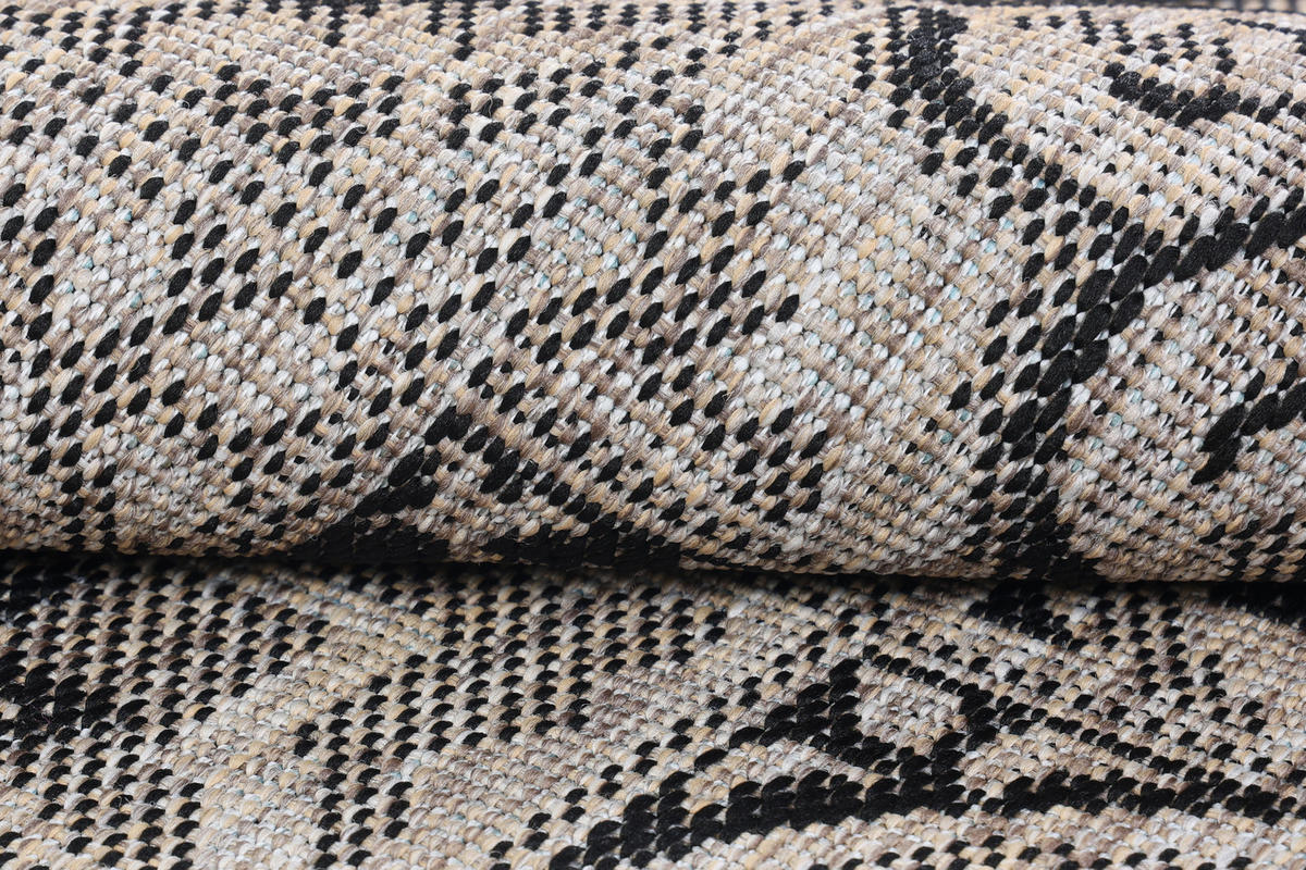 TEPPICH MELISSA Braun 100/100 cm - Braun, Kunststoff (100/100cm) - Tapiso