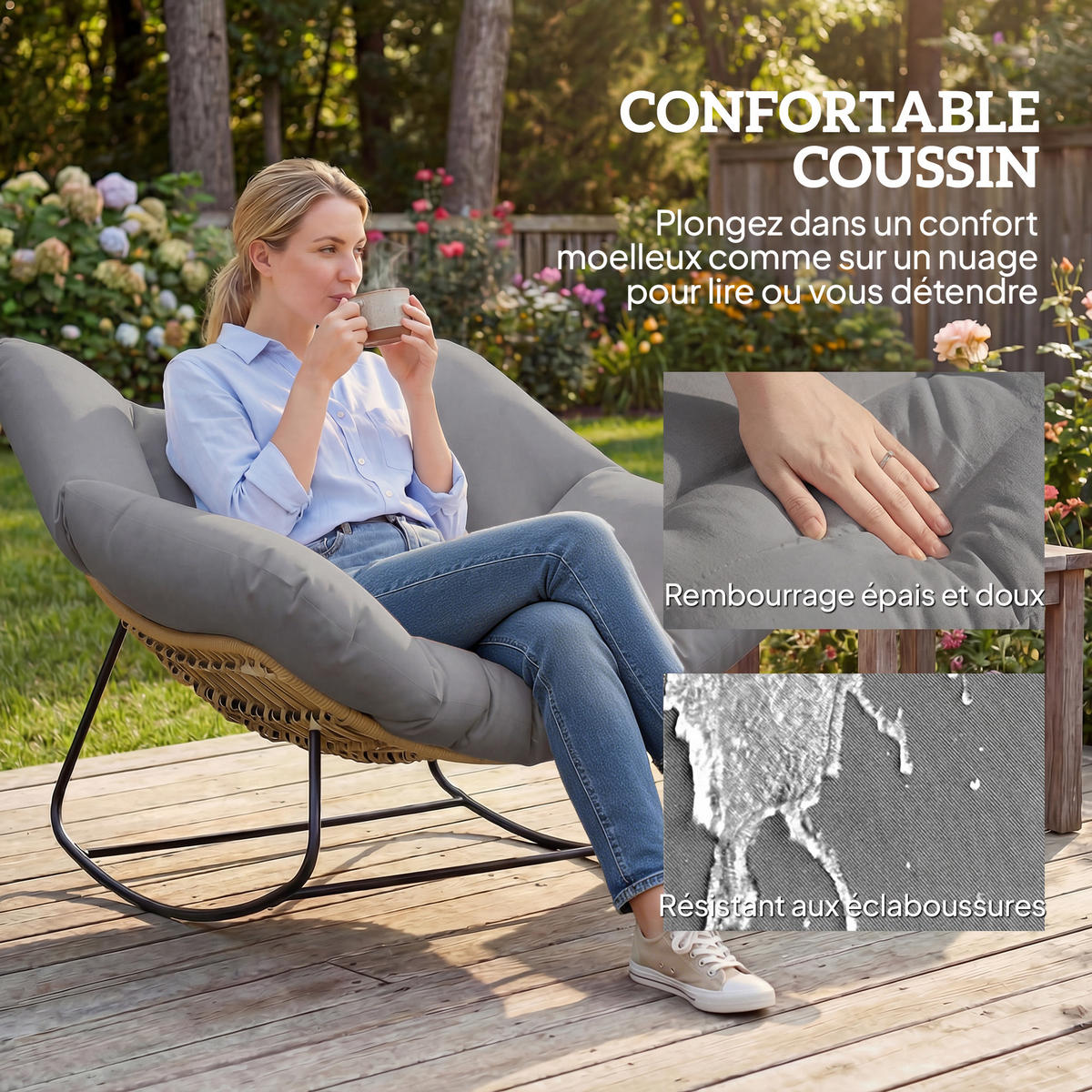 SCHWINGSTUHL DE-15332 Grau - Grau, Metall (97/79/107cm) - ComfortXL