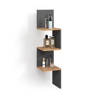 ECKREGAL Vesuvio Anthrazit 28 x 116.4 cm - Anthrazit, Holzwerkstoff (28/116.4/28cm) - Livinity®