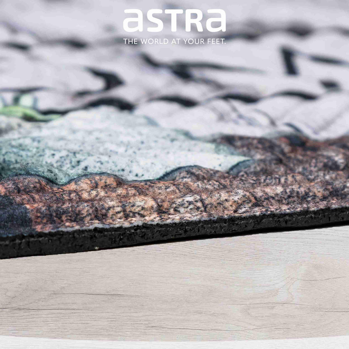 FUSSMATTE INDOOR UND OUTDOOR NUB DESIGN - Grün, Textil (75/45cm) - Astra