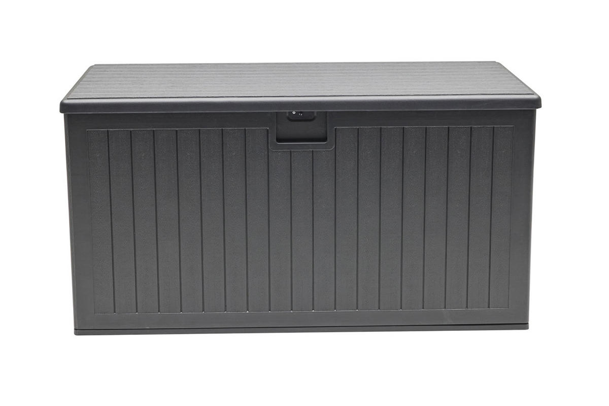 KISSENBOX Lilo 140x70 cm, Kunststoff, Schwarz - Schwarz, Kunststoff (140/72/70cm) - dasmöbelwerk