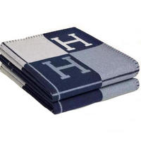 WOHNZIMMERDECKE - 130 x 180 cm - Blau - Blau, Textil (130/180cm)