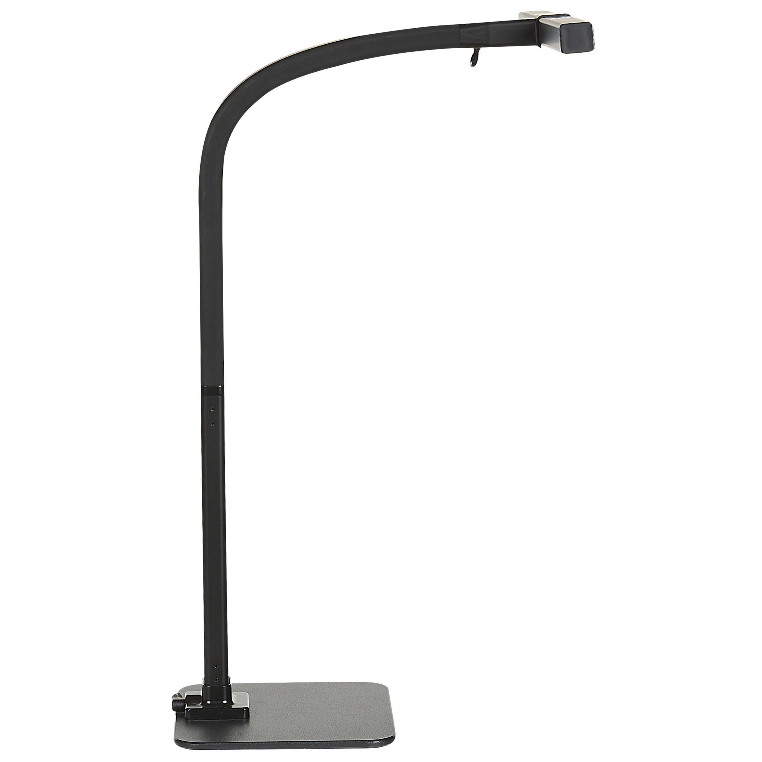 SCHREIBTISCHLAMPE Kouris 48/18/48 cm - Schwarz, Kunststoff (48/18/48cm) - Beliani