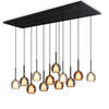 HÄNGELEUCHTE Belluna Mehrfarbig Ø 14cm - Multicolor, Glas (14/14/35cm) - s.luce