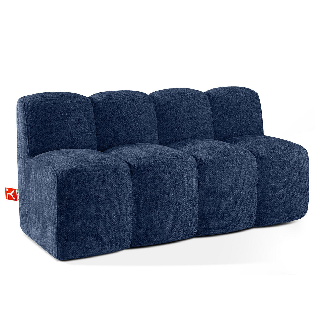 ESSZIMMERBANK BRESCO, Dunkelblau - Dunkelblau, Holz/Holzwerkstoff (163/80/72cm) - KONSIMO®