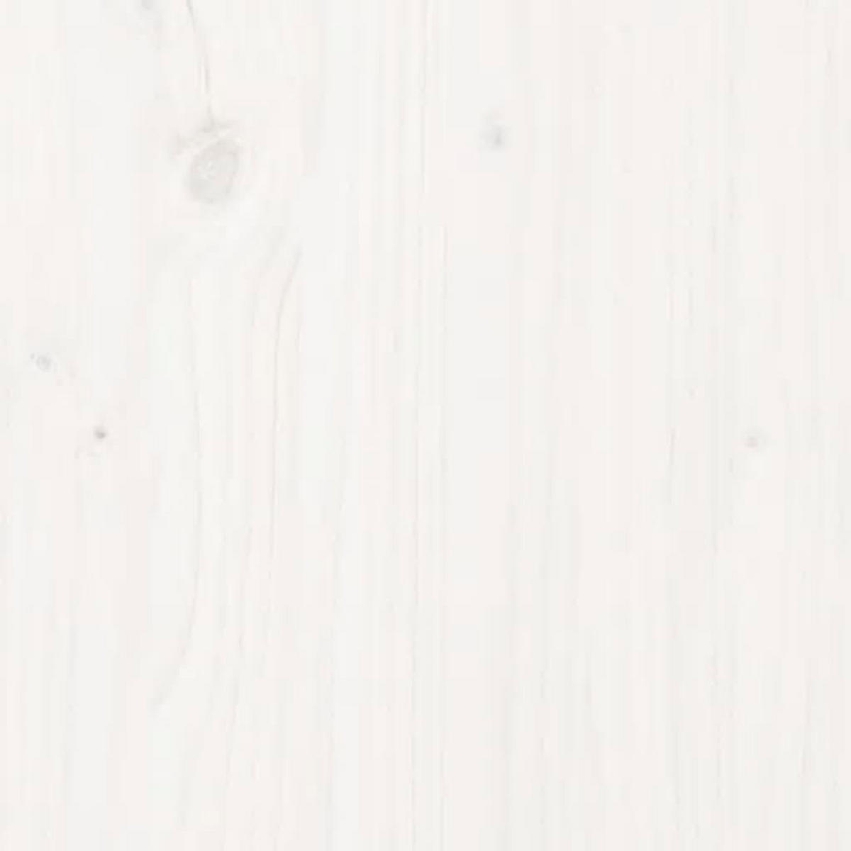 BETT Kaminski 126/195.5 cm - Weiß, Holz (120/190cm) - Nettlife