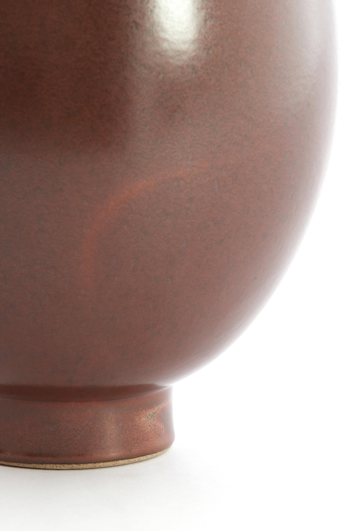 VAZE Lorea Braun 24.5/24.5/33.5 cm - Braun, Keramik (33.5cm) - Light & Living