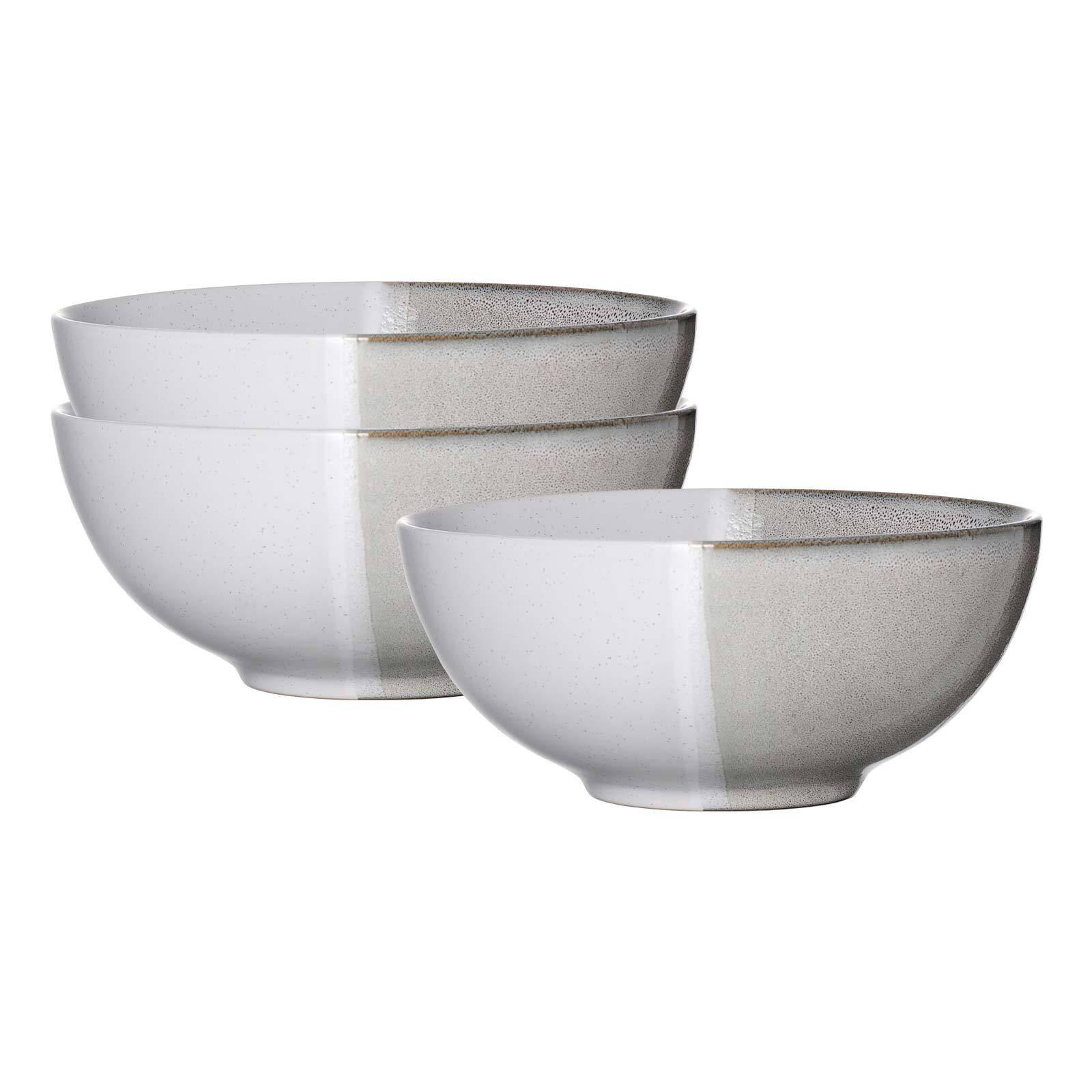 POKE BOWLSCHALEN Tonala Grau ø 17,5 cm 3er Set - Grau, Keramik (17.5cm) - Ritzenhoff Breker