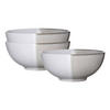 POKE BOWLSCHALEN Tonala Grau ø 17,5 cm 3er Set - Grau, Keramik (17.5cm) - Ritzenhoff Breker