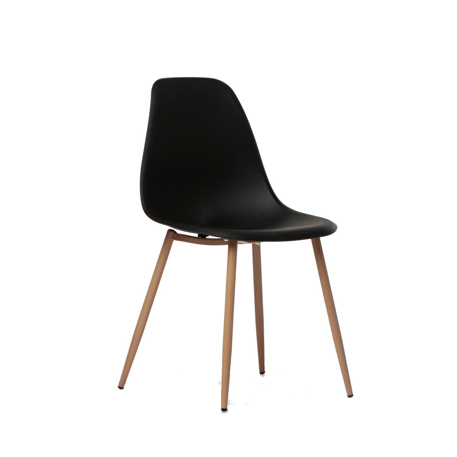 STUHL FÜR DRAUSSEN Nina Schwarz 45 cm x 80 cm - Schwarz, Kunststoff (45/80/53cm)