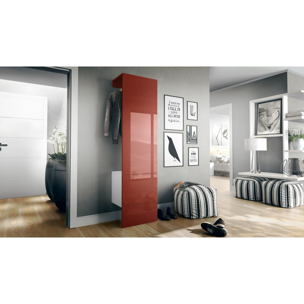 Thumbnail - Vladon Garderobe, Bordeaux, Holzwerkstoff, 52x193x35 cm, Garderobe, Garderoben-Sets & Serien, Garderoben-Sets