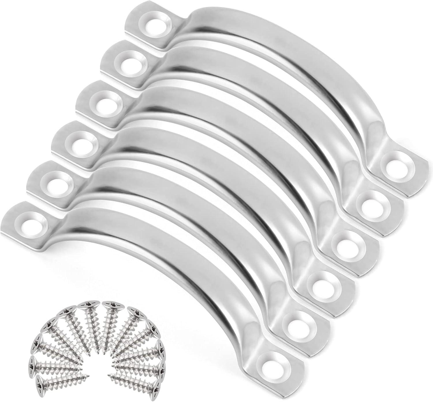 MÖBELGRIFF 6er-Set - Silberfarben, Metall (0.12/2.3/0.95cm)