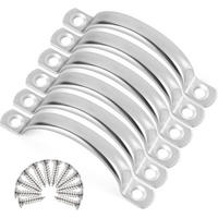 MÖBELGRIFF 6er-Set - Silberfarben, Metall (0.12/2.3/0.95cm)