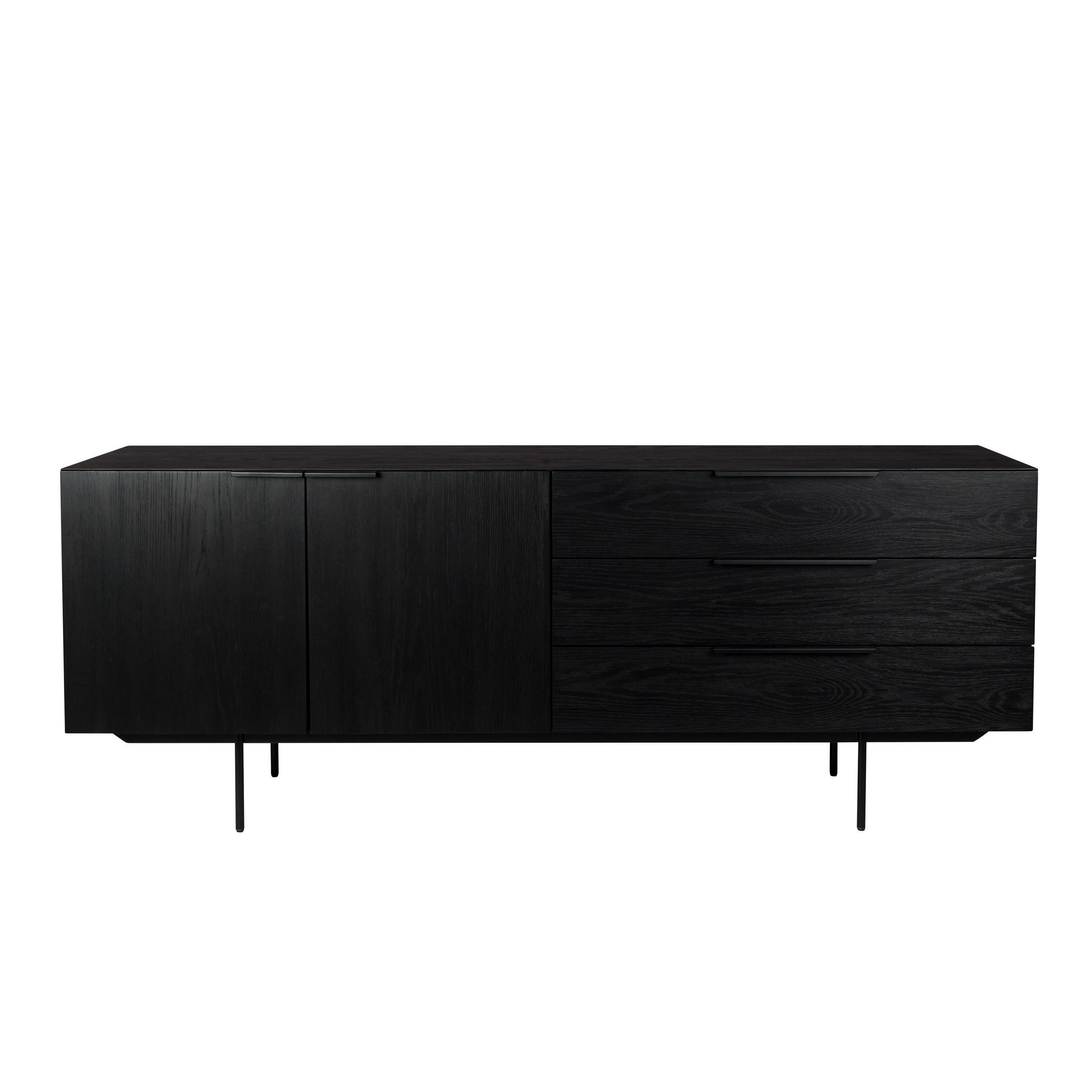 Zuiver Sideboard Schwarz 180x70.5x45 cm