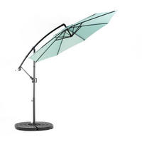 SONNENSCHIRM 295x295cm,Ampelschirm,Gartenschirm,Aluminium,Sonnenschutz,Hellgrün - Hellgrün, Metall (295/295cm) - LVHOM