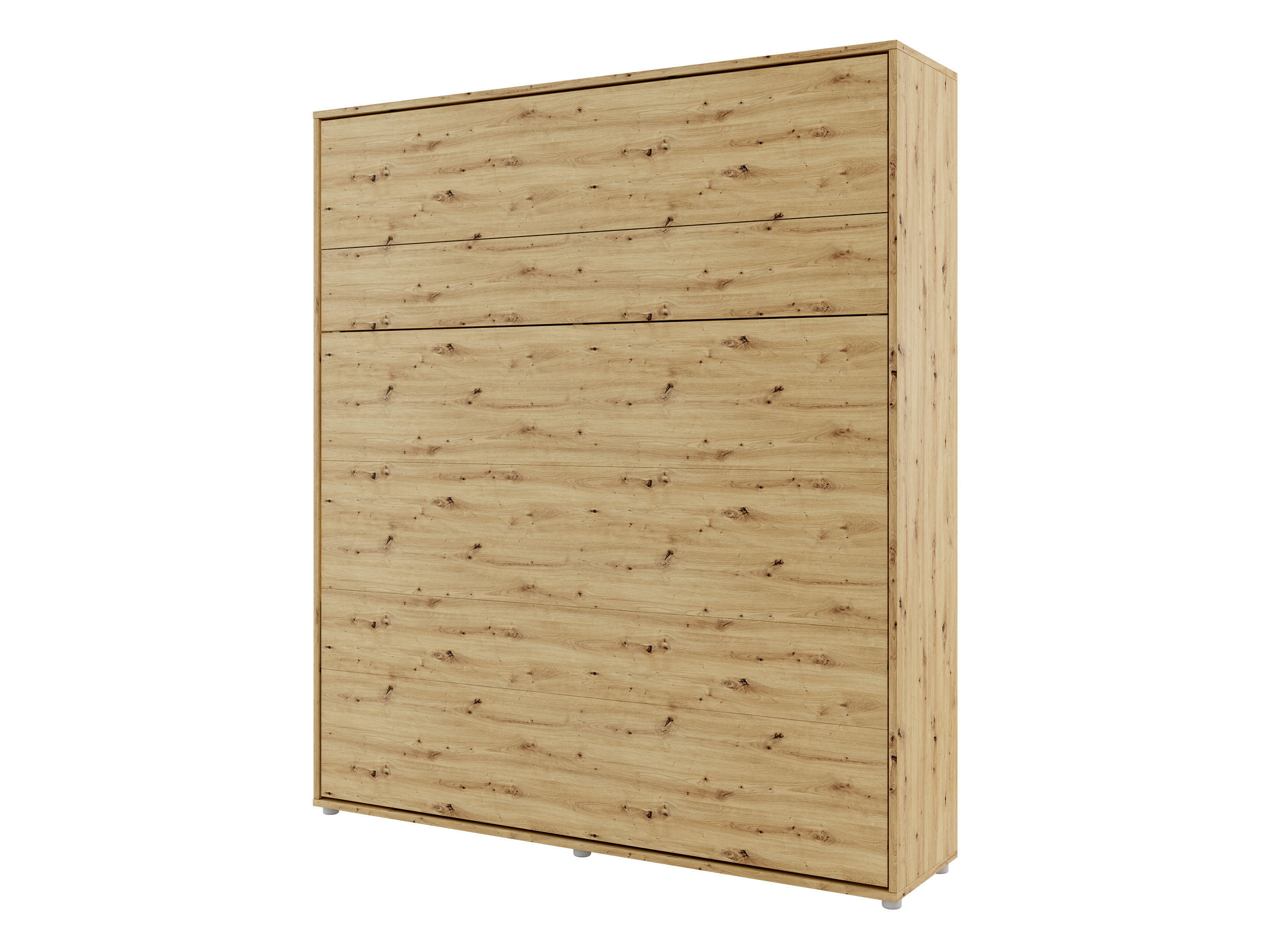 SCHRANKBETT Bed-Concept BC-13 180x200 - Eiche Artisan/Grau, Holz/Holzwerkstoff (180/200cm) - MIRJAN24