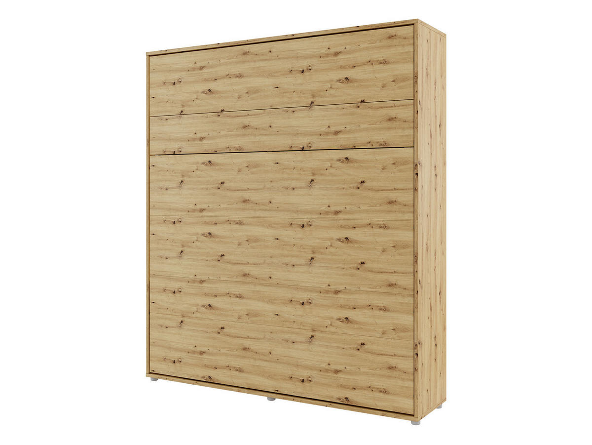 SCHRANKBETT Bed-Concept BC-13 180x200 - Eiche Artisan/Grau, Holz/Holzwerkstoff (180/200cm) - MIRJAN24