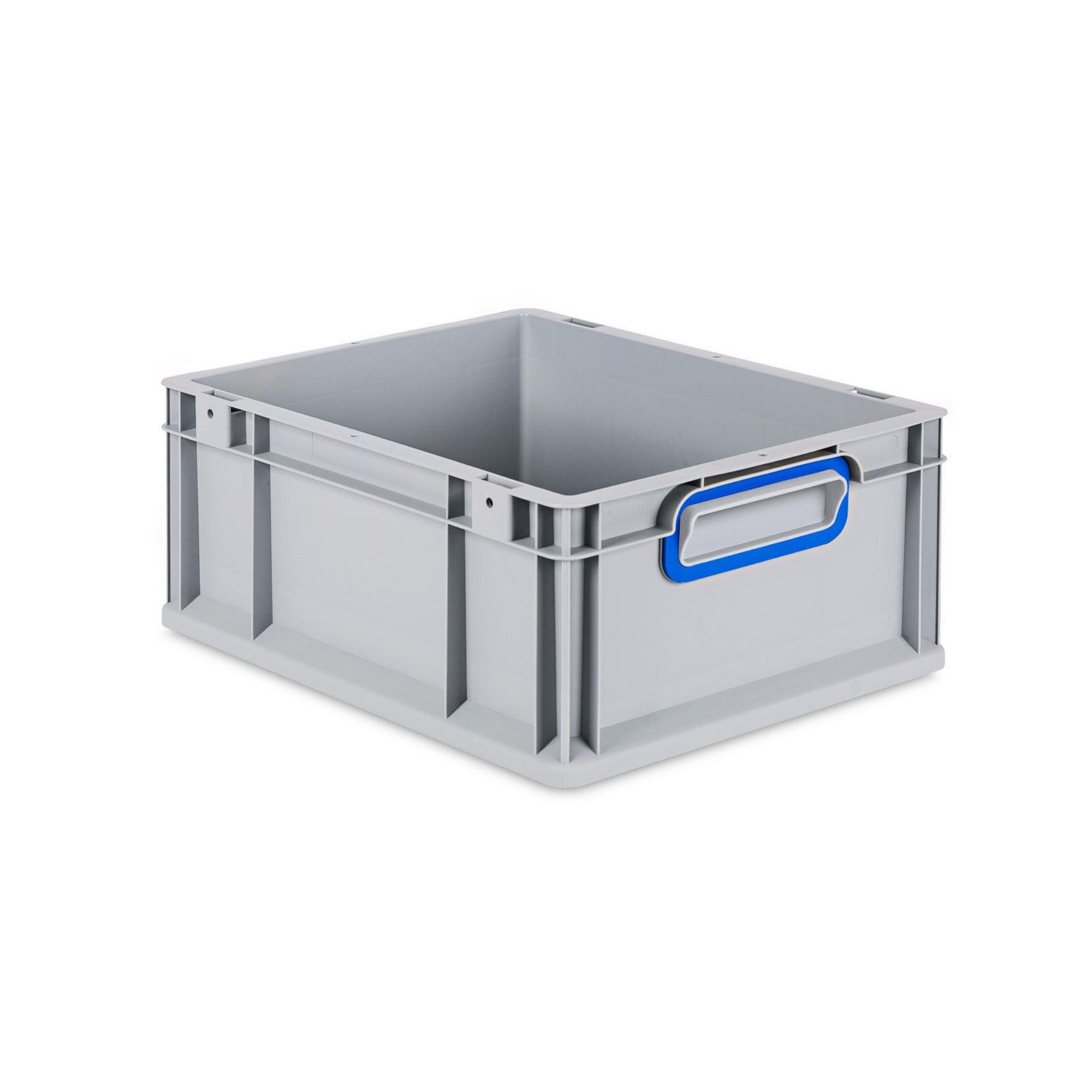 EUROBOX Nextgen Color 17x30x40cm 16 Liter Griffe Blau Geschlossen - Blau, Kunststoff (30/17/40cm) - PROREGAL