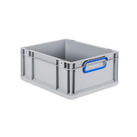 EUROBOX Nextgen Color 17x30x40cm 16 Liter Griffe Blau Geschlossen - Blau, Kunststoff (30/17/40cm) - PROREGAL