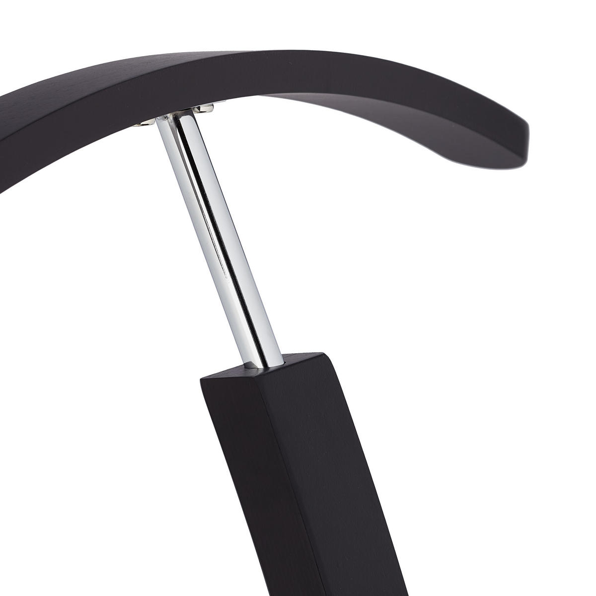 HERRENDIENER - Schwarz, Holzwerkstoff/Metall (46/112/32cm) - Relaxdays